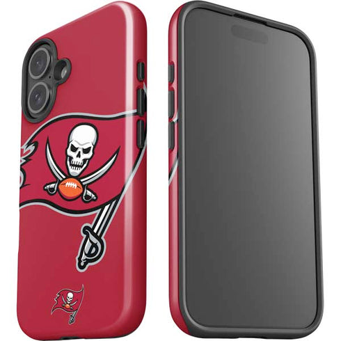 NFL Tampa Bay Buccaneers Large Logo iPhone 16 Plus Impact Case